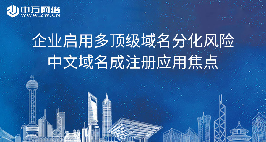 企業啟用多頂級域名分化風險 中文域名成注冊應用焦點