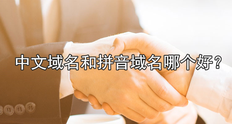 中文域名和拼音域名哪個好? 中文域名和拼音域名哪個好?