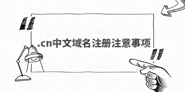 .cn中文域名注冊注意事項